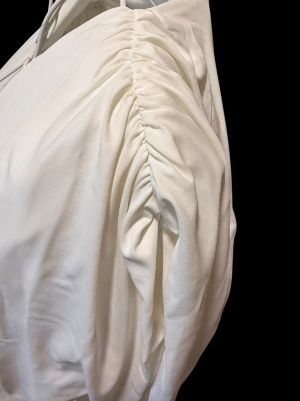 Du Paradis Anthropologie White Maxi Dress V-Neck Resort Rush M - Picture 4 of 6